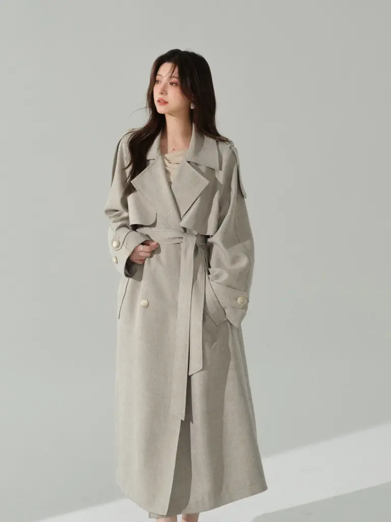 Light Luxury English Style Vintage Loose Trench Coat