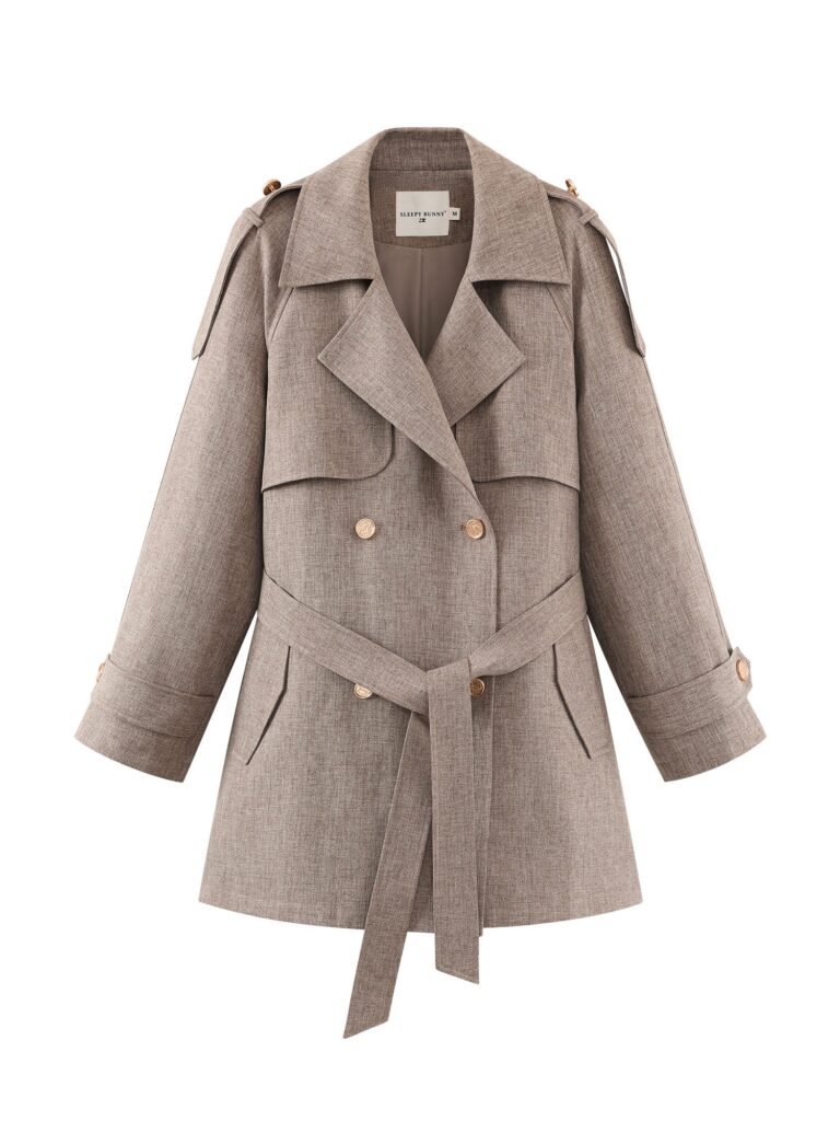 Light Luxury English Style Vintage Loose Trench Coat