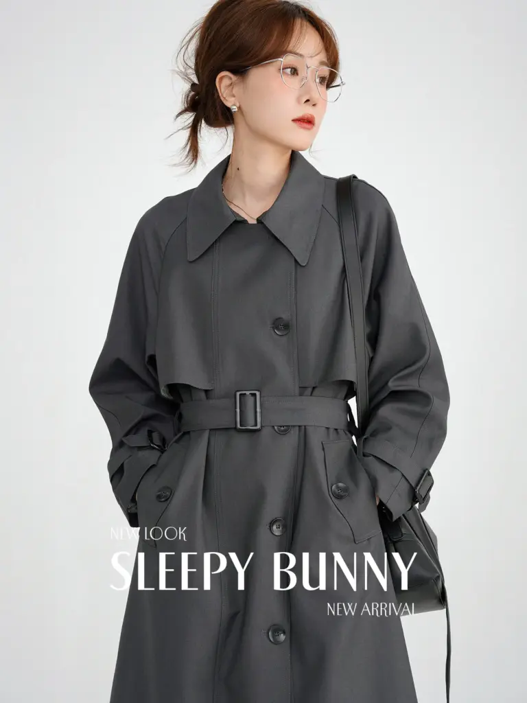 Classic British Style Trench Coat