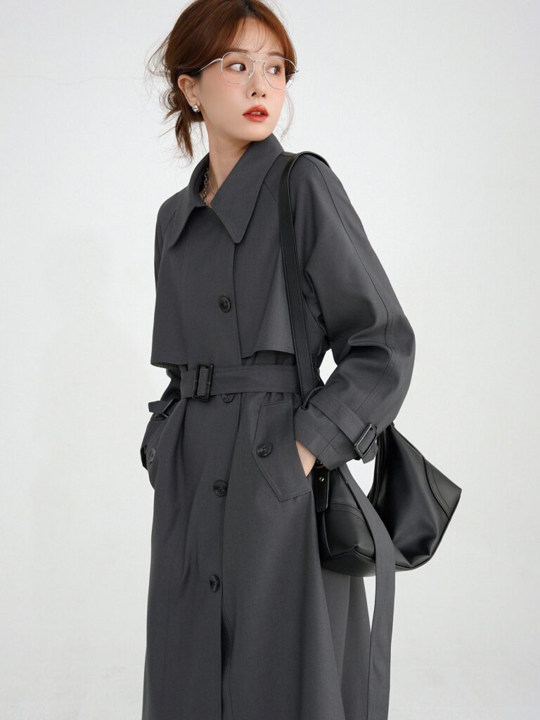 Classic British Style Trench Coat