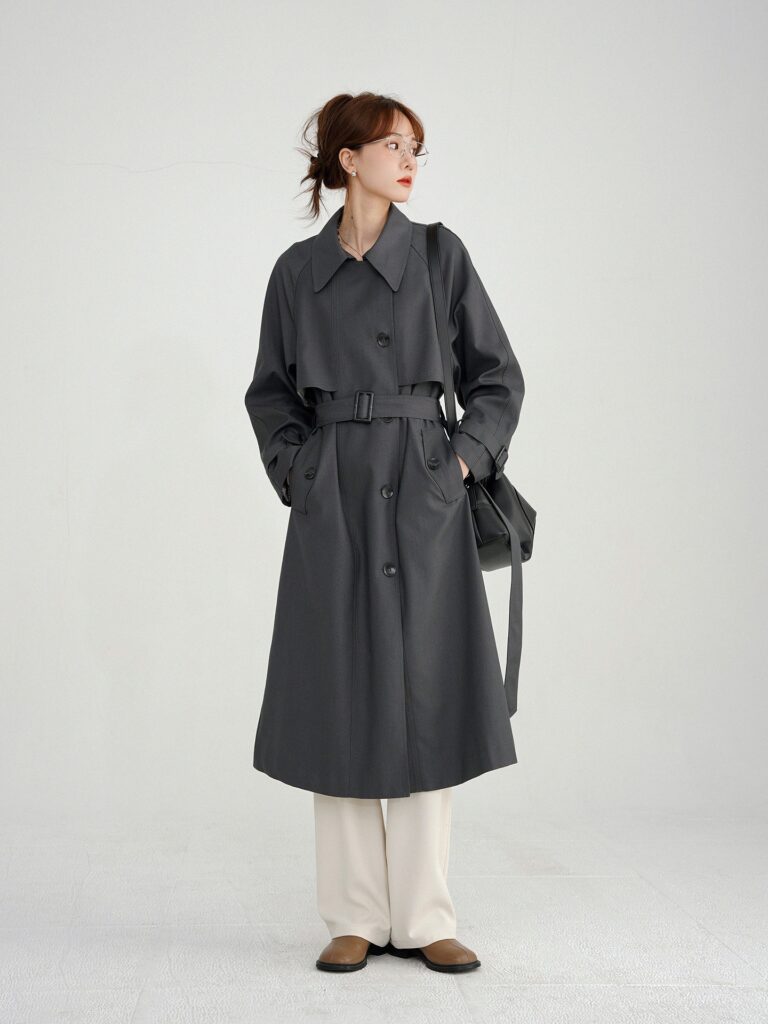 Classic British Style Trench Coat