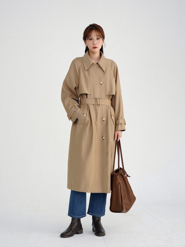 Classic British Style Trench Coat