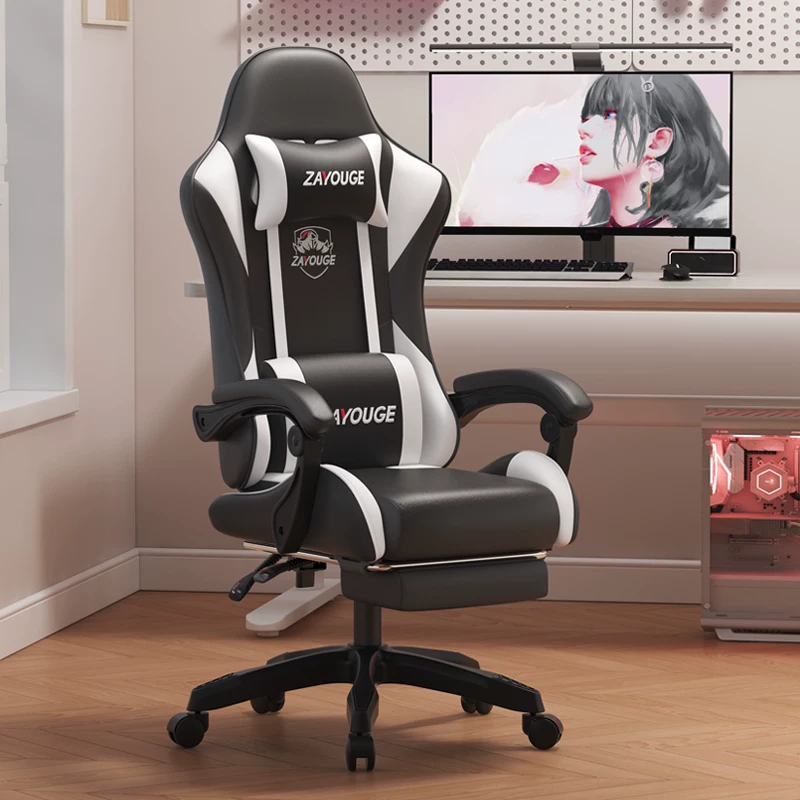 Ergonomic Office Chair with Footrest