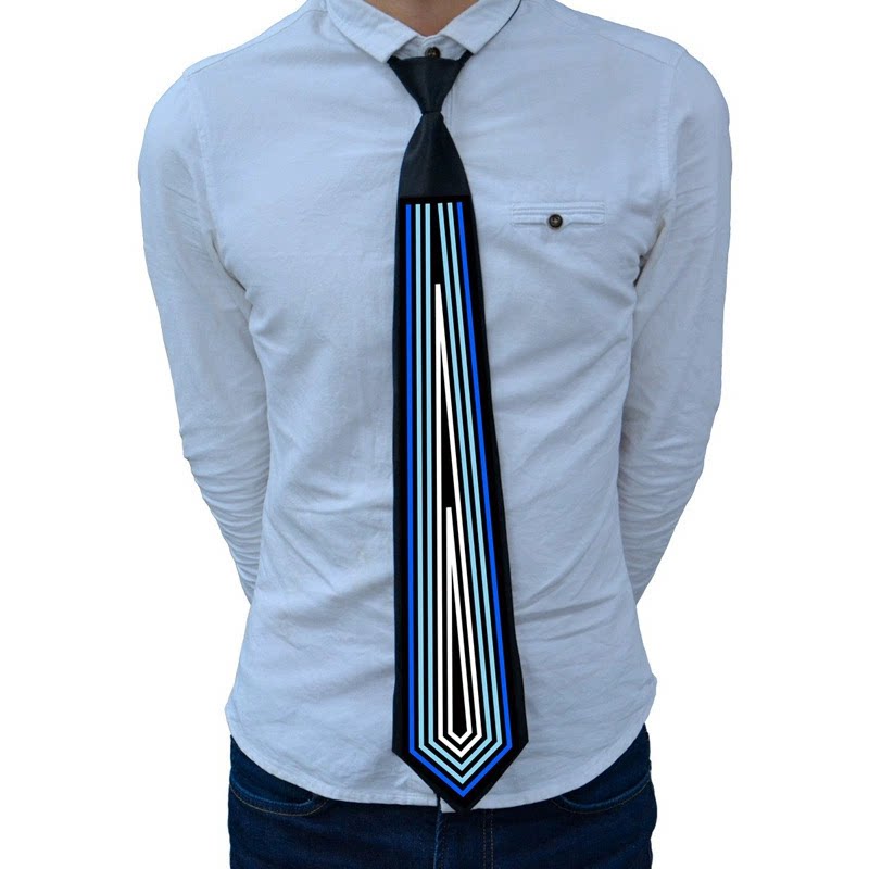LED Tie with Sound Sync and Multiple Lighting Modes