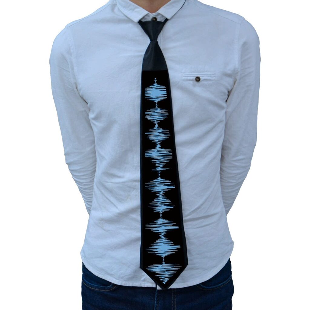 LED Tie with Sound Sync and Multiple Lighting Modes