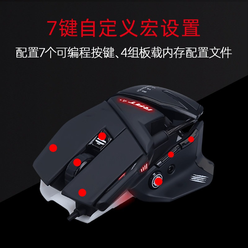 Beauty Lion Gaming Mouse with Adjustable Palm Rest