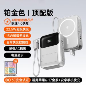 AC Power Bank Wireless Charger