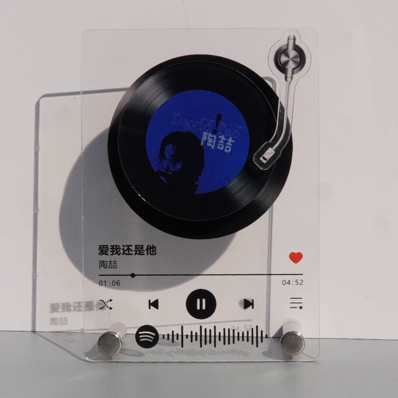 Orange Wow NFC Vinyl Record Stand