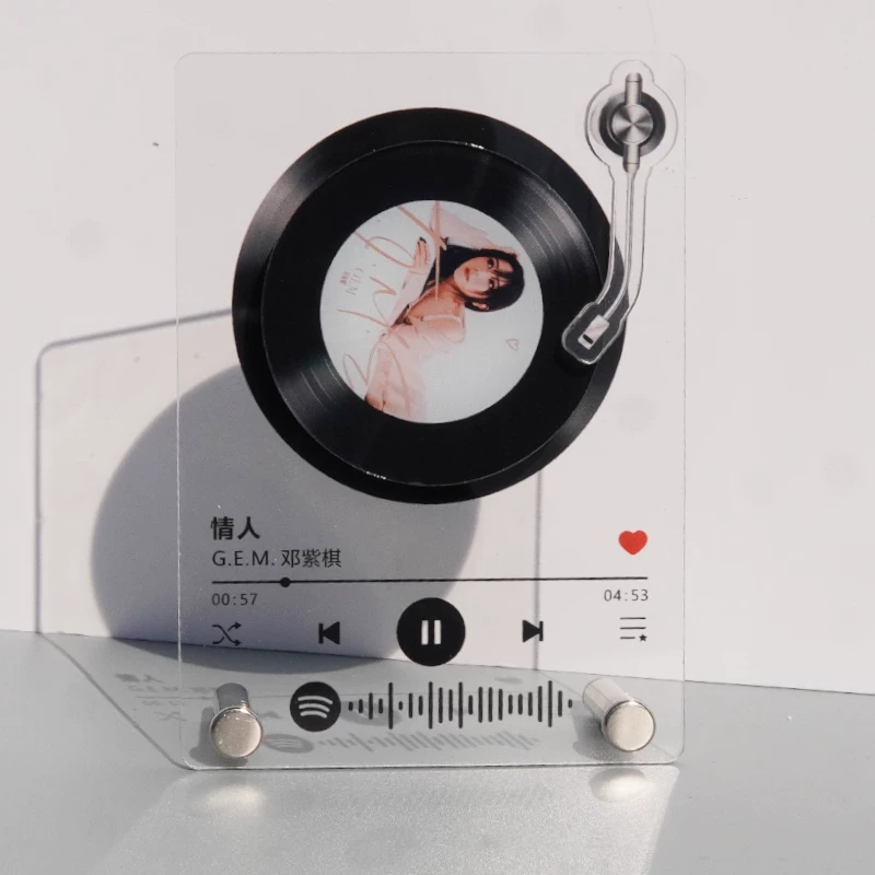Orange Wow NFC Vinyl Record Stand