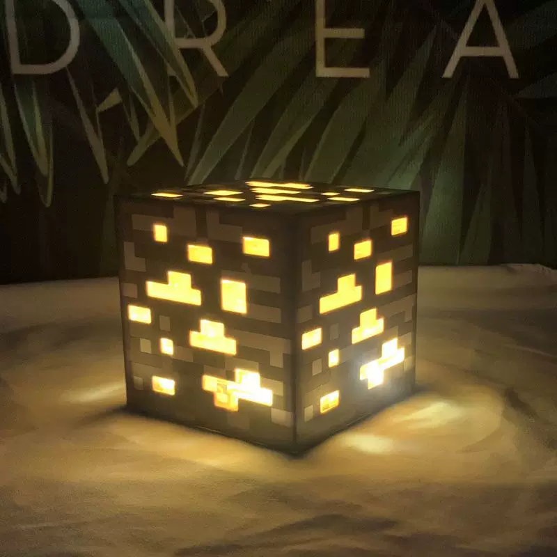 Minecraft Torch Replica Lamp