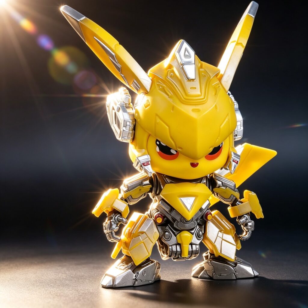 Pikachu Bumblebee Cosplay Figure
