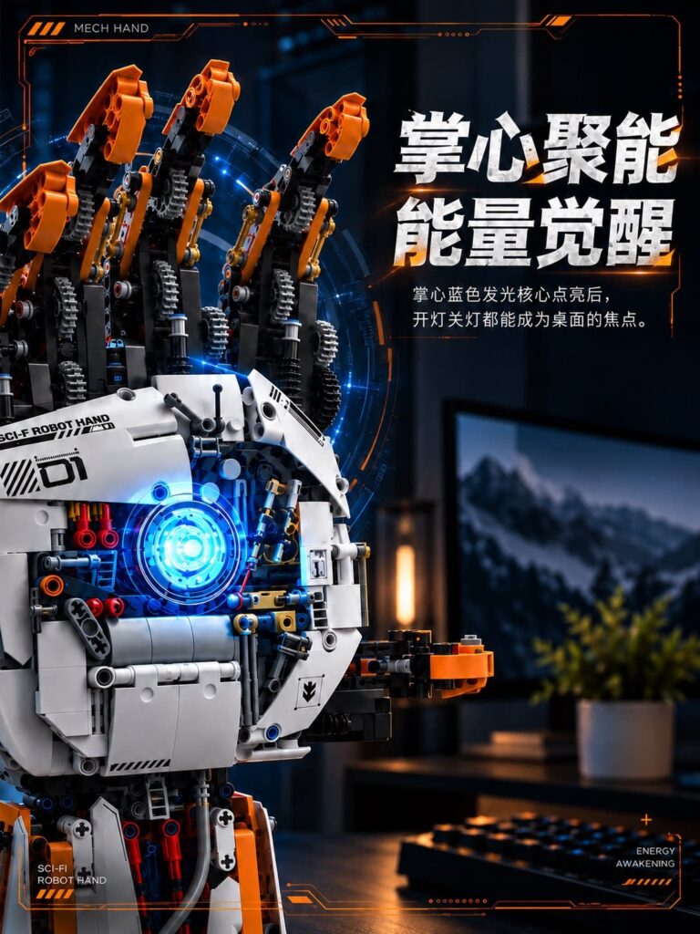Cyber Mechanical Arm DIY Assembly Model