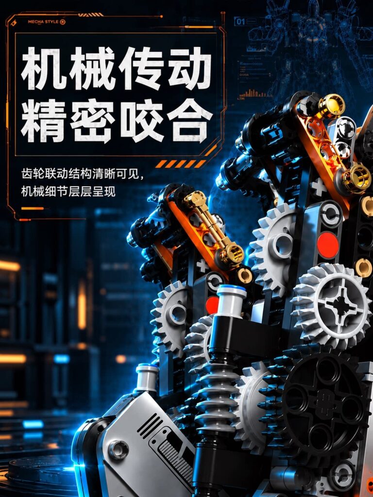 Cyber Mechanical Arm DIY Assembly Model