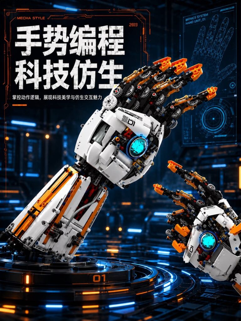Cyber Mechanical Arm DIY Assembly Model