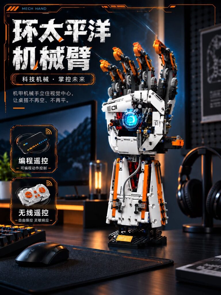 Cyber Mechanical Arm DIY Assembly Model
