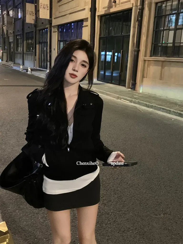 Korean Style Quality Leather Coat