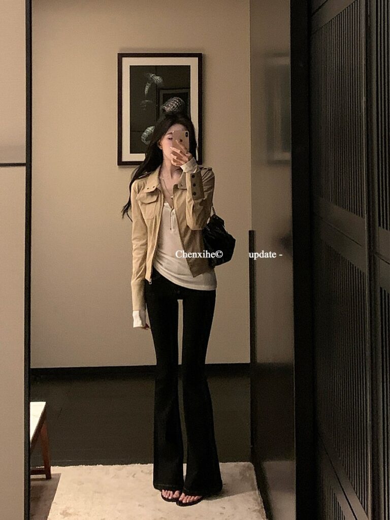 Korean Style Quality Leather Coat