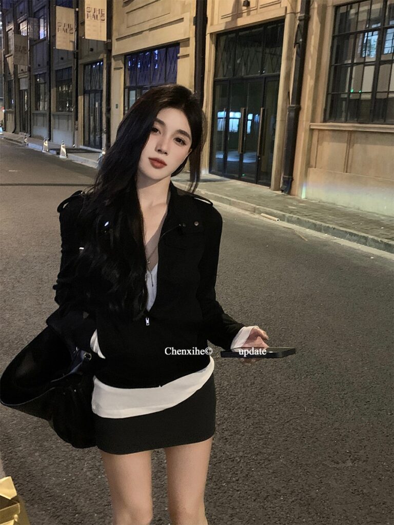 Korean Style Quality Leather Coat
