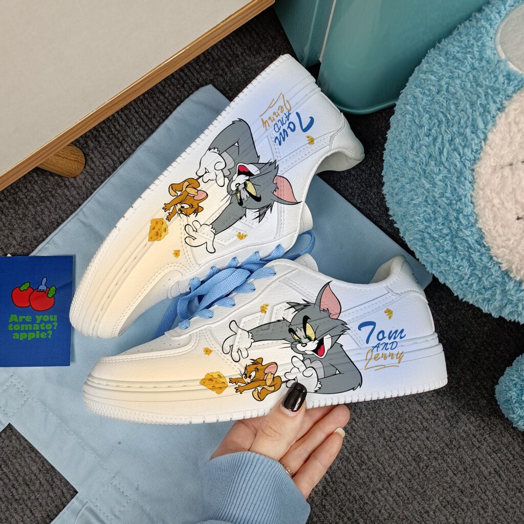 Huili Tom and Jerry Low Air Force Yellow Blue Z844D-KL1