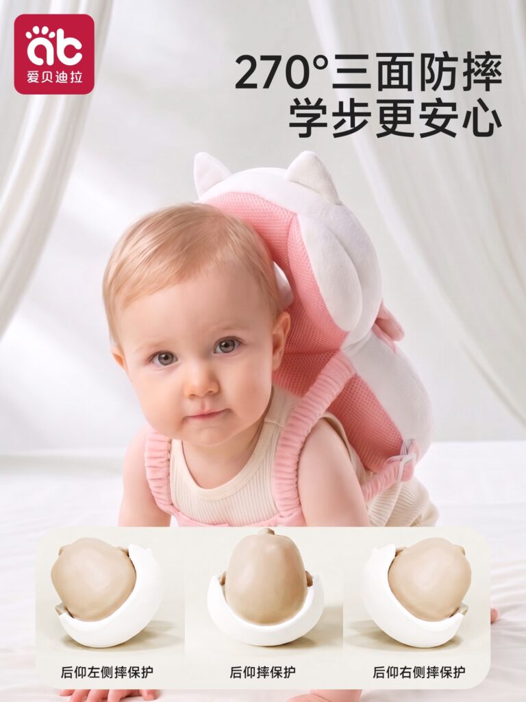 Upgrade Triple-Side Enhanced Protection Baby Walker Safety Guard
