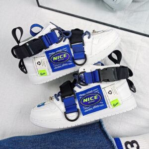 Huili Functional High-Top Sneakers N001G White