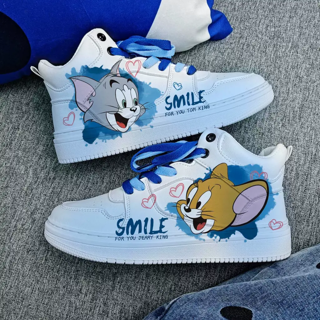 Warrior Cat and Mouse Low-Top (Yellow-Blue YuanYang)