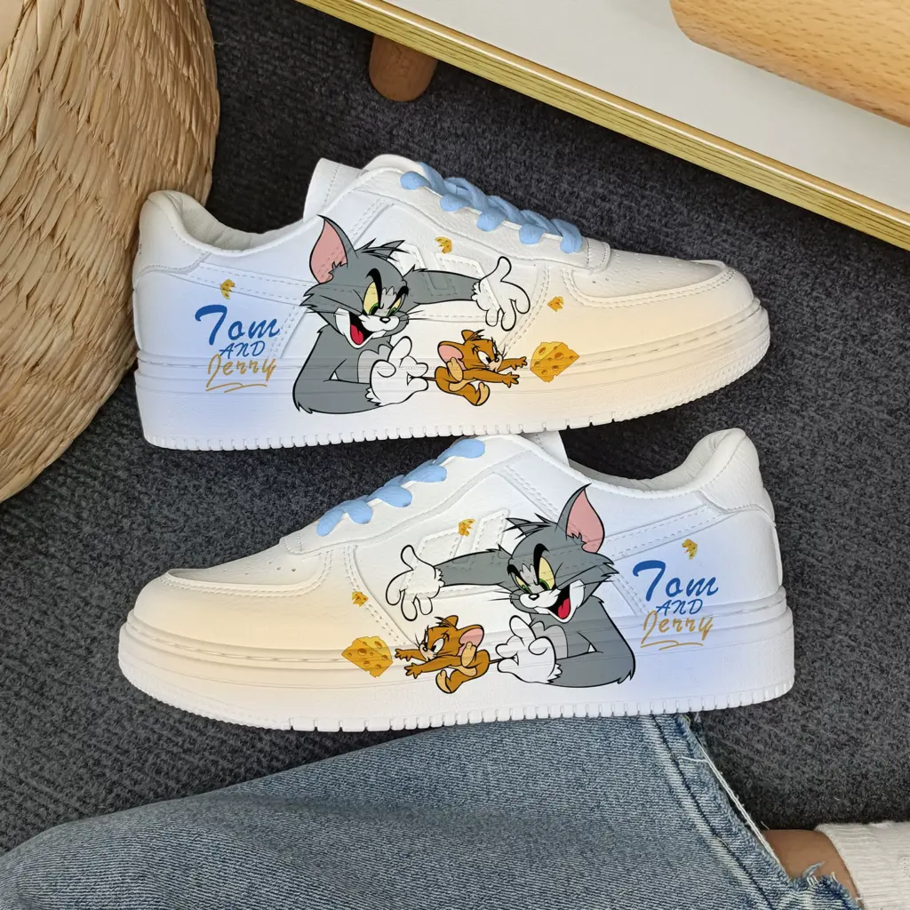 Warrior Cat and Mouse Low-Top (Yellow-Blue YuanYang)
