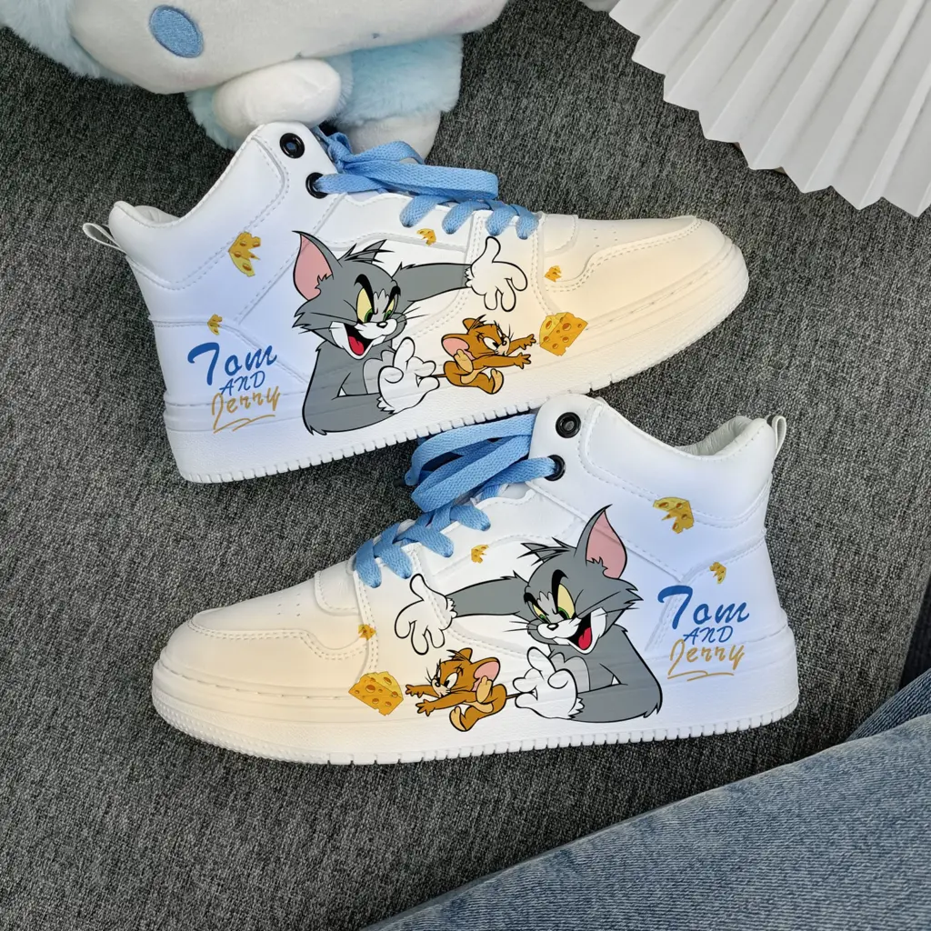 Warrior Cat and Mouse Low-Top (Yellow-Blue YuanYang)