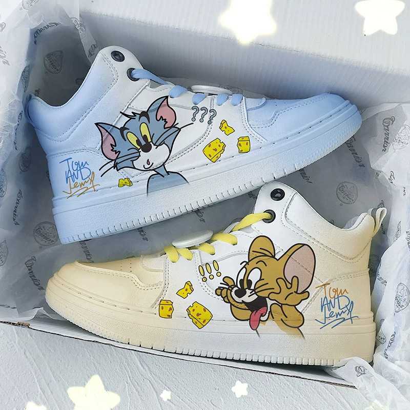Warrior Cat and Mouse Low-Top (Yellow-Blue YuanYang)